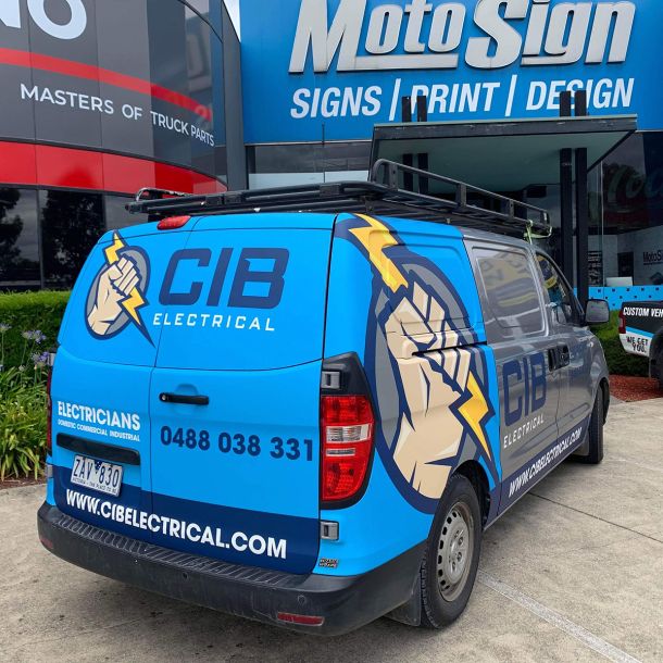Van Signage with matt finish